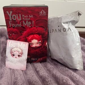 SKULLPANDA Ghostie - You Found Me Plush Doll Pendant